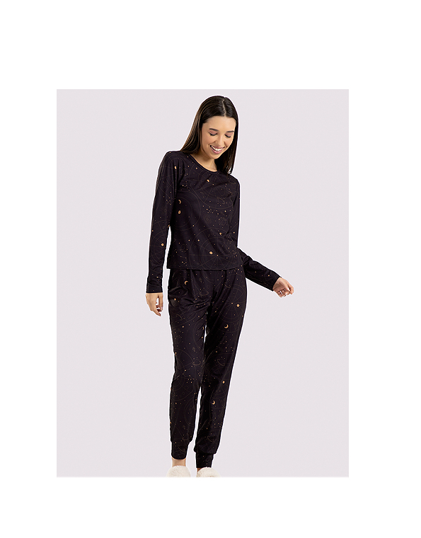 Pijama-manga-longa-em-malha-aveludada-estampado-juvenil-feminino—Alakazoo—Carambolina—34309-preto-modelo