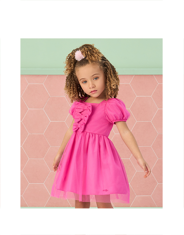 Vestido-de-festa-tule-e-laço-com-mangas-princesa-infantil-pink—Mon-Sucré—Carambolina—34340-modelo