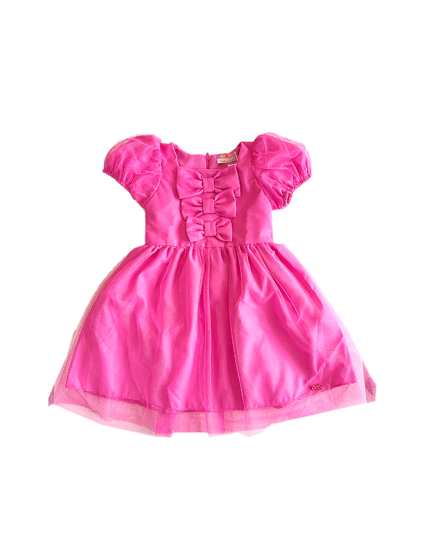 Vestido-de-festa-tule-e-laço-com-mangas-princesa-infantil-pink—Mon-Sucré—Carambolina—34340