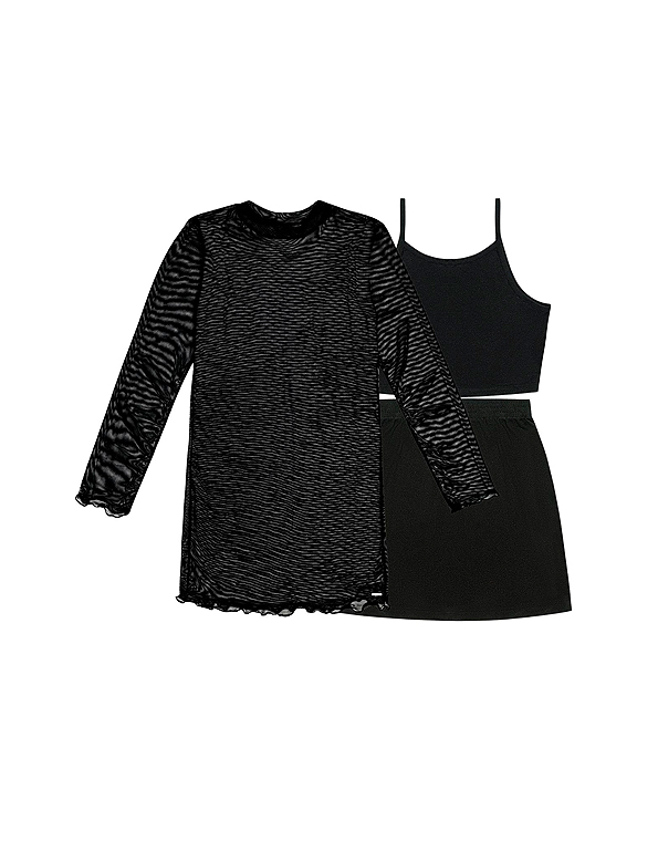 Vestido-em-tule-juvenil-feminino-preto—Dway—Carambolina—34247