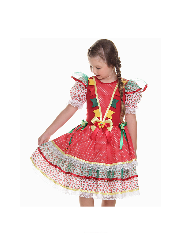 Vestido-junino-infantil-vermelho-com-corpo-em-helanca—Carambolina—34377