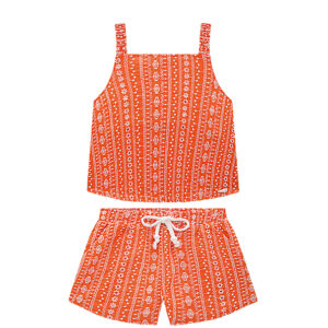 Conjunto-de-short-em-laise-infantil-e-juvenil-feminino-laranja—Açucena—Carambolina—34457