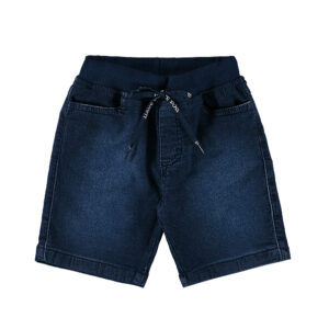 Bermuda-jeans-em-trama-de-moletom-infantil-masculina—Have-Fun—Carambolina—34665