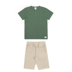 Conjunto-bata-e-bermuda-em-sarja-juvenil-masculino-verde—Alakazoo—Carambolina—34586