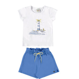 Conjunto-short-moletom-e-camiseta-com-brilhos-infantil-azul—Have-Fun—Carambolina—34613