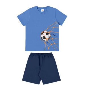 Pijama-curto-infantil-e-infanto-juvenil-masculino-gol—Have-Fun—Carambolina—34654-azul