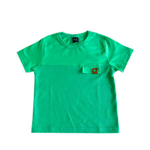 Camiseta-manga-curta-infantil-masculina-verde—Dila—Carambolina—34820