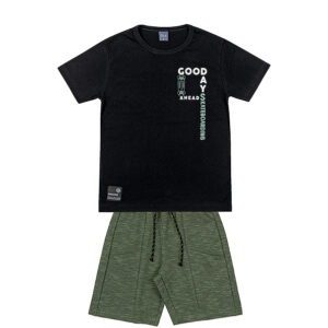 Conjunto-bermuda-de-moletom-infantil-e-juvenil-masculino-preto—Dila—Carambolina—34812