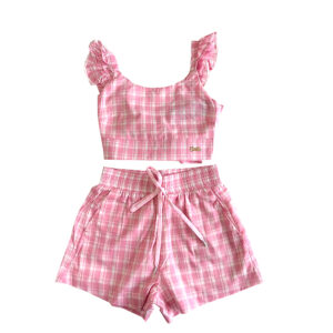 Conjunto-de-short-e-cropped-com-babados-infantil-e-juvenil-feminino-xadrez-rosa—Vanilla-Cream—Carambolina—34751