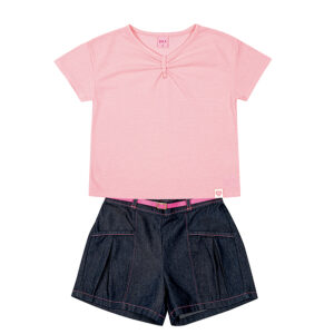 Conjunto-short-jeans-com-cinto-e-blusa-infantil-feminino-pink—Dila—Carambolina—34792