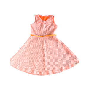 Vestido-regata-evasê-com-cinto-infantil-laranja—Dila—Carambolina—34779