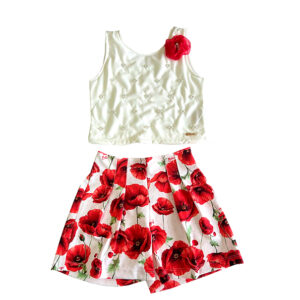 Conjunto-cropped-bordado-e-short-estampado-infantil-feminino-vermelho—Bika—Carambolina—35073