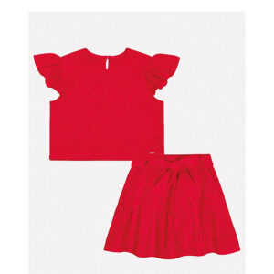 Conjunto-de-saia-e-blusa-com-babdos-em-laise-infantil-vermelho—Cinti—Carambolina—35015